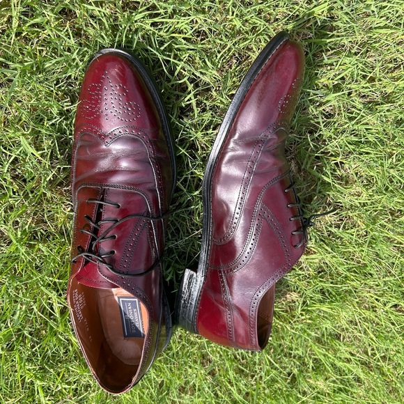 Bostonian Classics leather Brownish/Burgundy Mens Dress Shoes Sz-13 B/AA. T - Picture 9 of 10